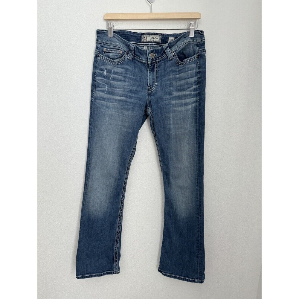 Buckle BKE Payton Jeans Womens 32R X 31.5 Blue Bootcut Denim Medium Wash